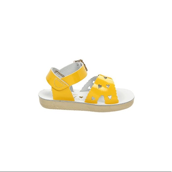 NWT Salt Water Sandal Sun-San Sweetheart - Yellow - Picture 4 of 7
